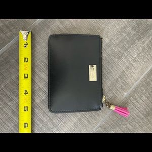 Kate Spade black leather wallet, gently used